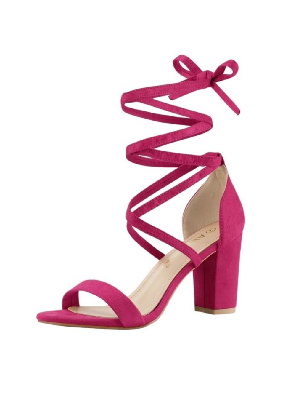 Hot Pink Strappy Block Heels SZ 9‎ NWB